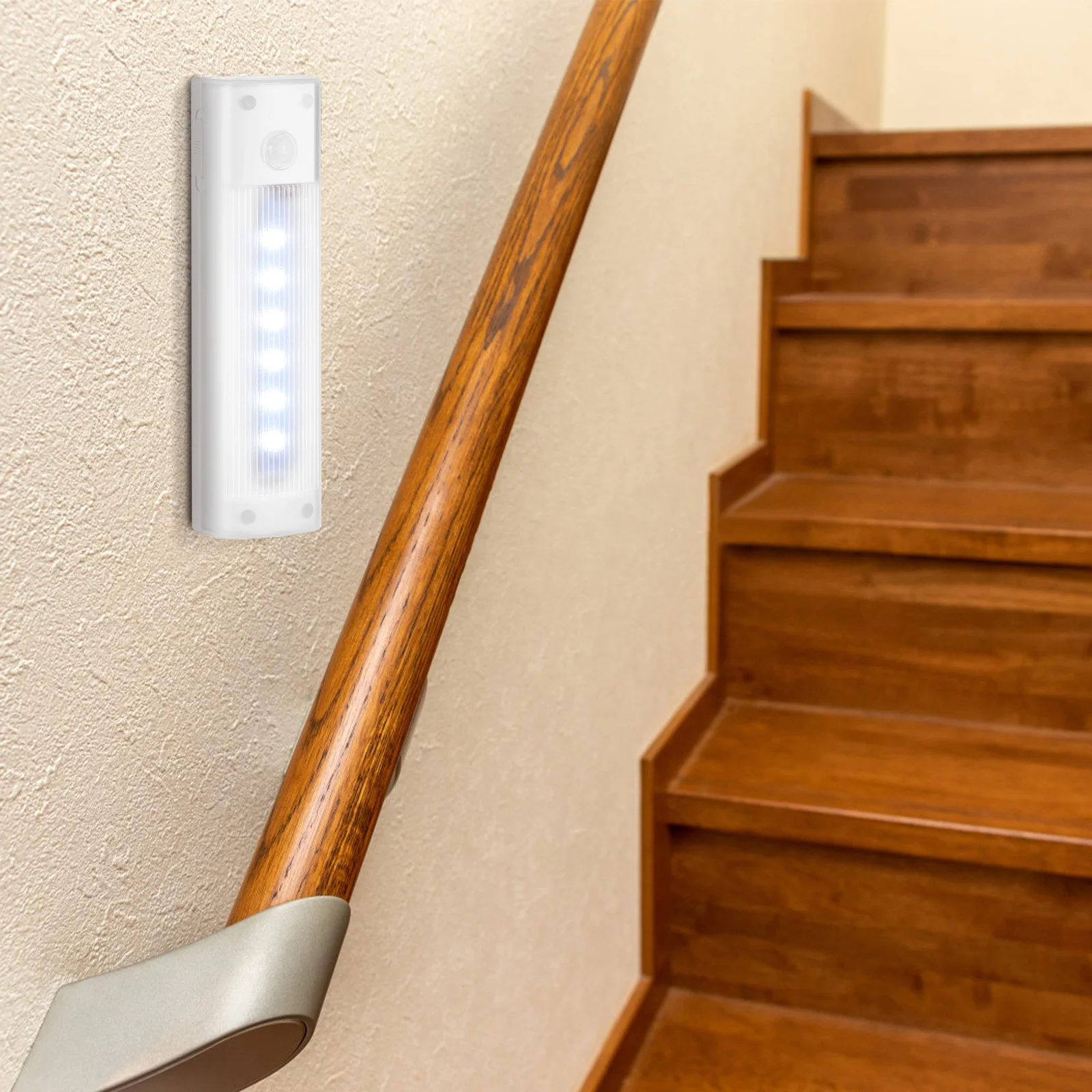 1 pz lampada a induzione del corpo umano intelligente LED armadio luce notturna design con gancio bianco per parete scala balcone giardino sensore di luce
