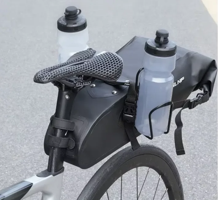 ROCKBROS Fahrrad-Sattelverlängerungshalterung aus Aluminiumlegierung, Stabiler Halter für Fahrradtaschen, Erweiterter Gepäckträger – Detail 1
