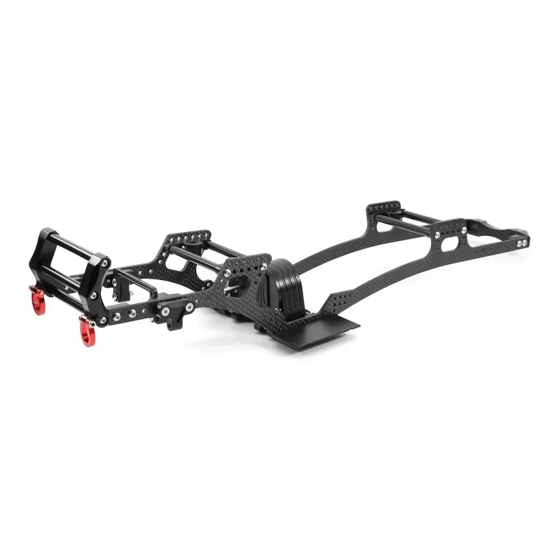 

Carbon Fiber Chassis Kit Frame Rail Skid Plate Gearbox Bumper Set For Axial SCX10 1/10 RC Crawler Car DIY Upgrades