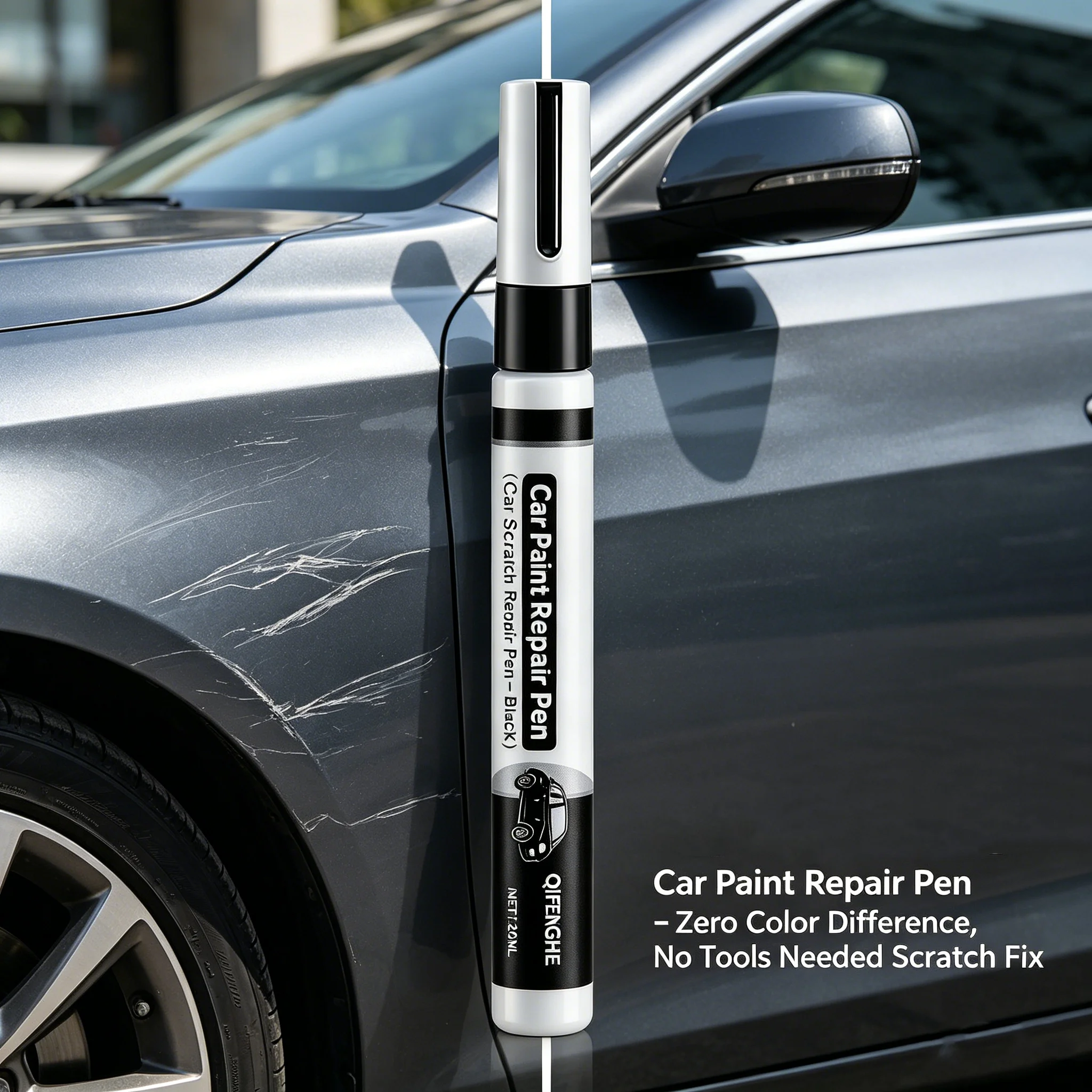 Picture 4: Auto Scratch Touch Up Pen Car Paint Repair Pen, Anti-Clog Precision Brush Design, Quick DIY Repair Without Sanding, Seamless Col