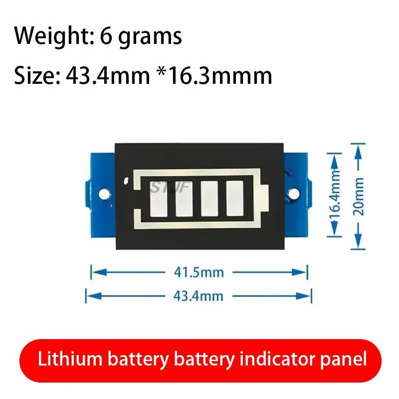 Lithium Battery Pack Power Indicator Lamp Board 6/12/24/36/48V Electric Vehicle Battery Battery Indicator