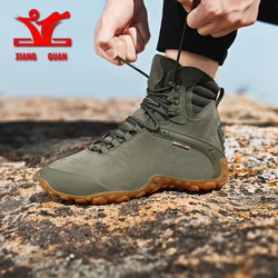 XG 2022 Outdoor Sports Tactical Boots Waterproof Military boots High Top Hiking Shoes Men Wear-Resistant Camping Sneakers men