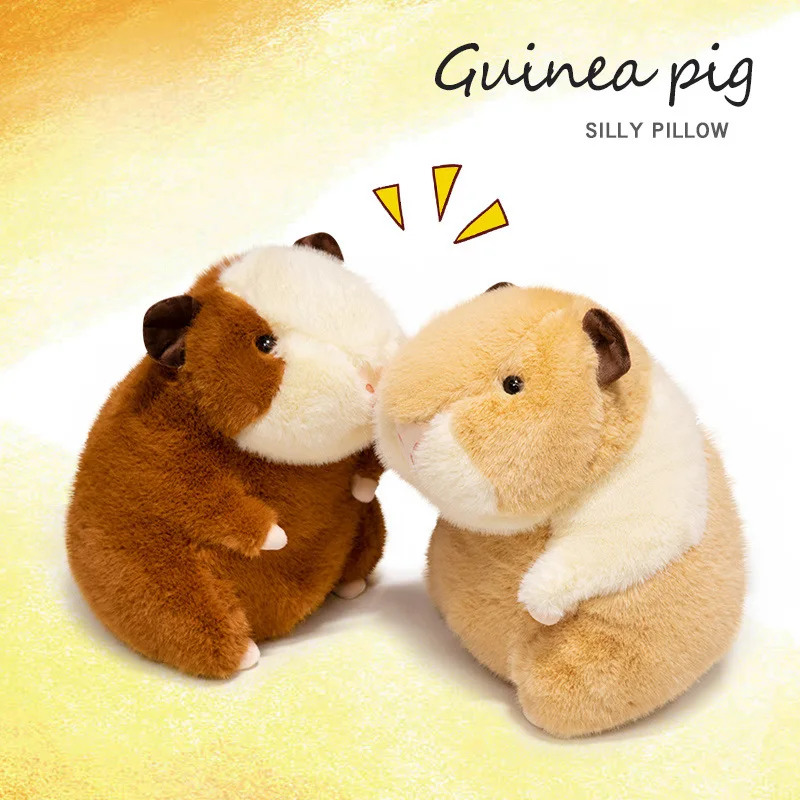 25/30/40 ซม.น่ารักชีวิตจริง Guinea Pig ตุ๊กตาของเล่นตุ๊กตา Kawaii Piggy ตุ๊กตาของเล่นตุ๊กตาจําลองสัตว์หมอนน่ารัก xmas ของขวัญ