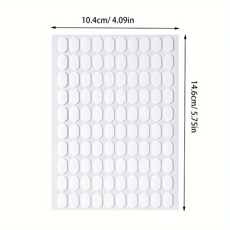 2pcs Nail Art Display Adhesive Tabs, Double-Sided Sticky Tape for False Nails Manicure Tip Holders, Clear Nail Stand Stickers