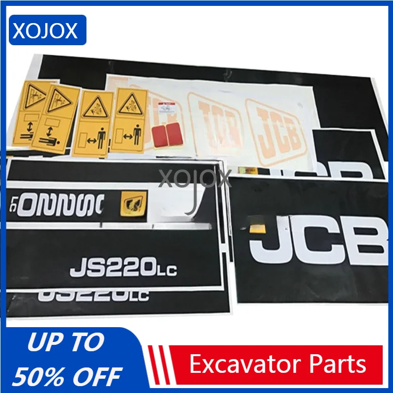 XOJOX Original for jcb JCB excavator full vehicle logo sticker JCB200/220/240/360 body   accessories