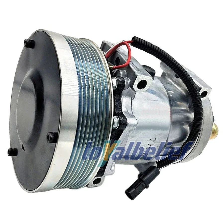 New SD7H15 Air Conditioning Compressor For Holland Tractor 317008A2 317008A3 86992688 86993463 58792 4768 4499 8010