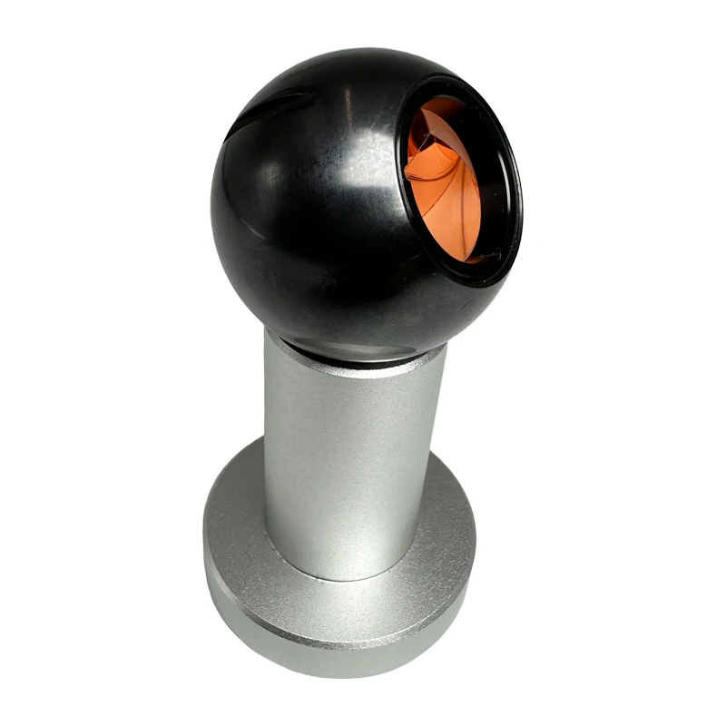 High-precision Mini Spherical Prism Copper-plated With Magnetic Bracket Base For Multi-purpose Measurement And Monitoring