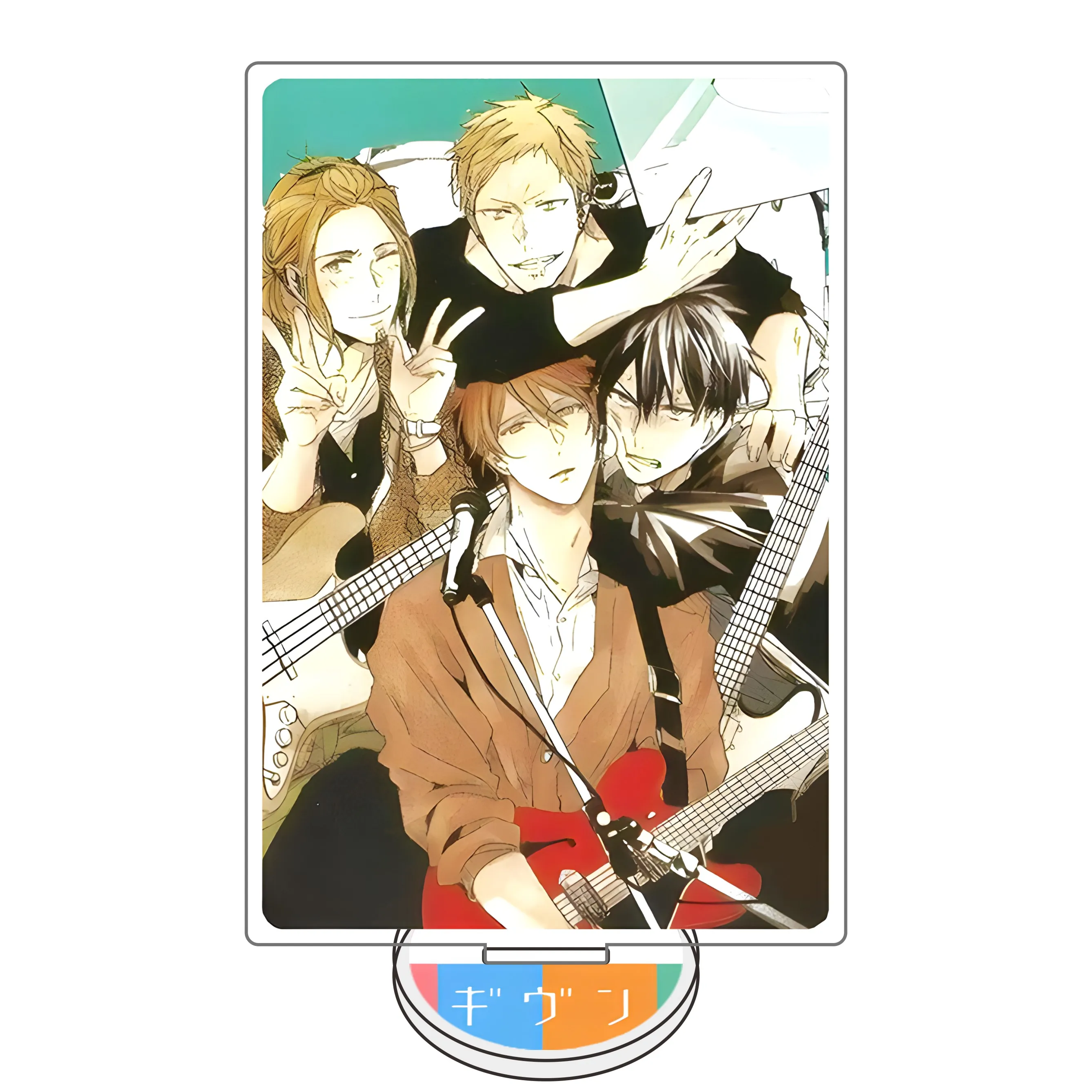 Given Satou Mafuyu Acrylic Stand Keychain, Anime Merch
