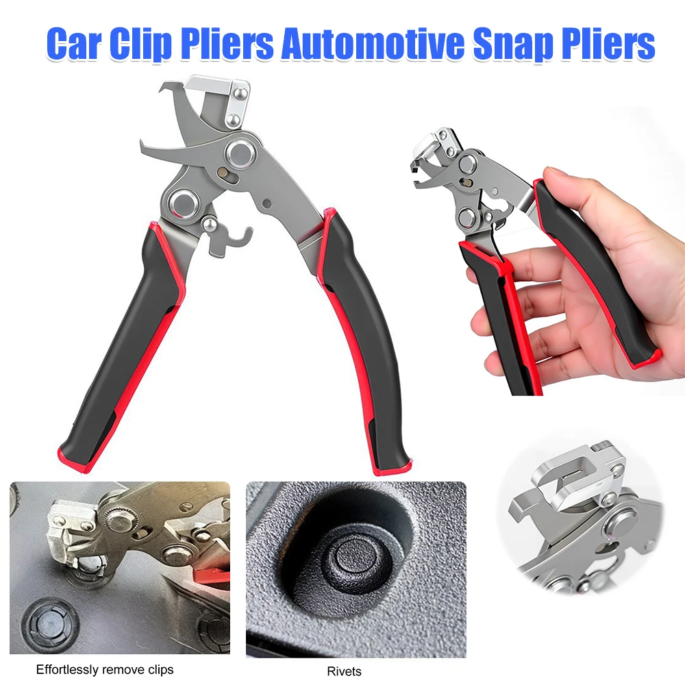 

Automotive Snap Pliers Clip Removal Tool Trim Tools Removal for Fasteners Panel Removal Clips and Buckles