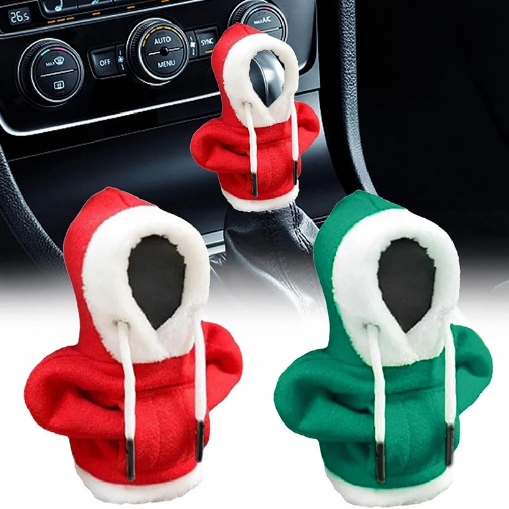 Funny High Quality Shark Hoodie Gearshift Cover Car Gear Head Shift Knob Lever Cover Hoodie Car Decoration Props Accessories