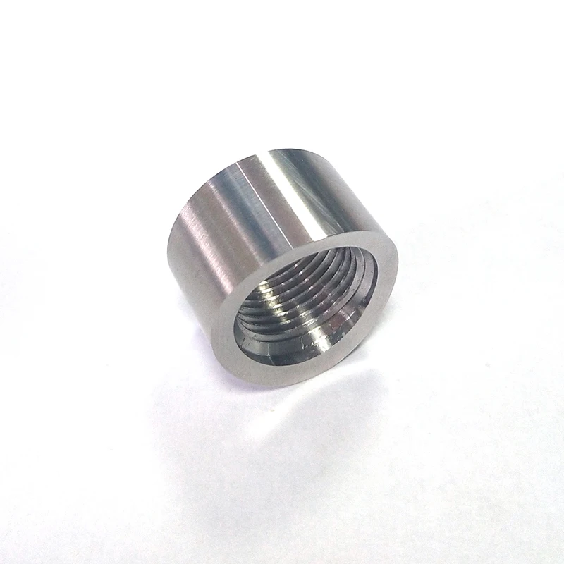 Stainless Steel O2 Oxygen Sensor Adapter M18x1.5 Notched Base Nut Bung for Automotive Repair