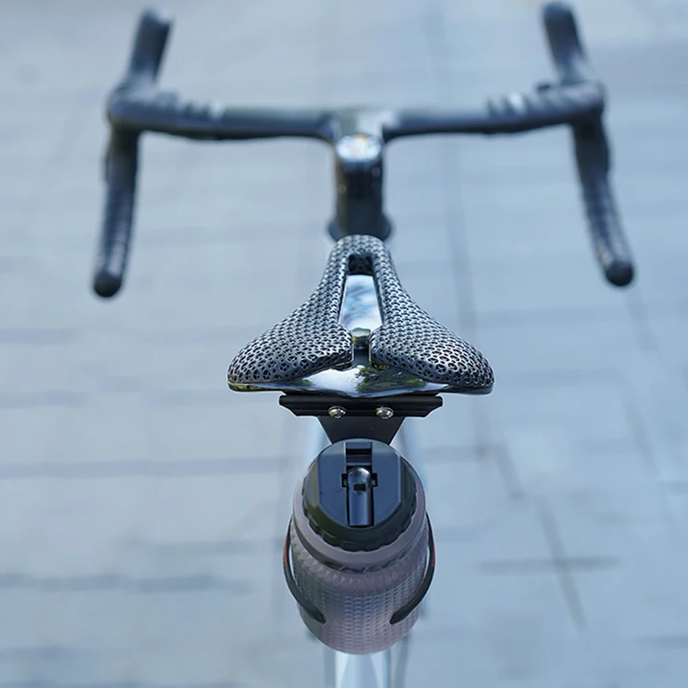 

Bicycle Saddle Bottle Cage Extension Holder Aluminum Alloy Lightweight Bike Saddle Cup Cage Adapter for MTB Road Bike