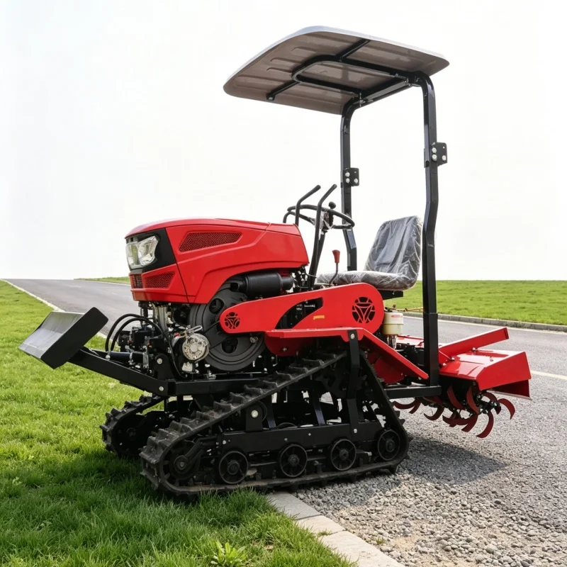 

Customized 2026 Hot-selling Rotary Tiller, Dual EMC & CE Certified, Crawler Type All-scenario Farm Cultivation Machinery