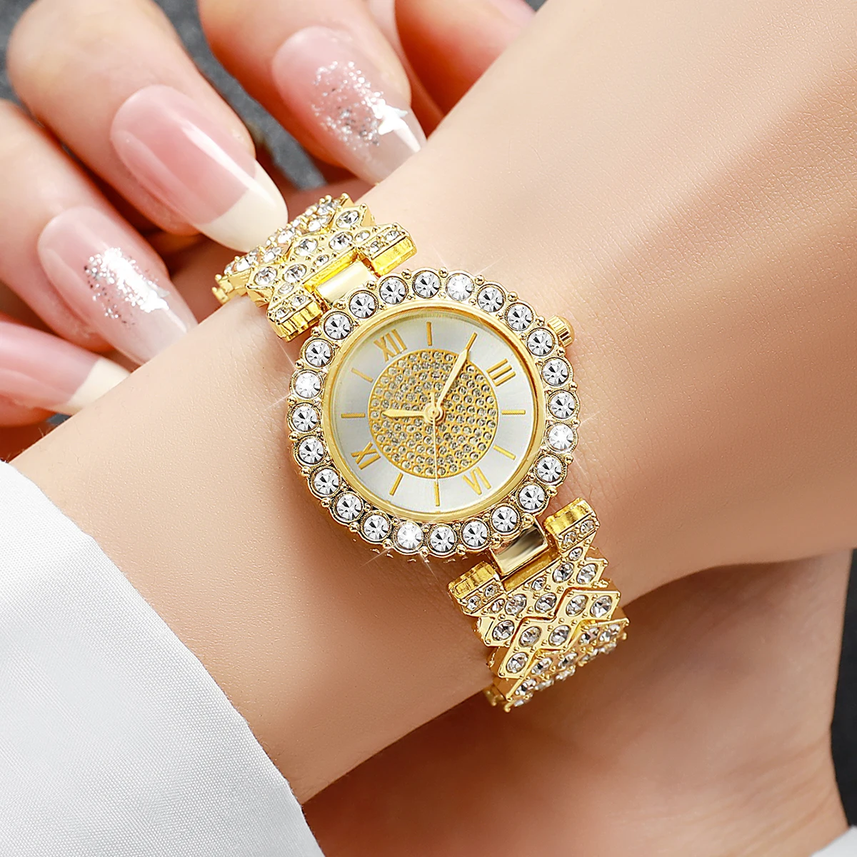 ชุดนาฬิกาข้อมือผู้หญิง 6 ชิ้น - Jewelry Watches For Ladies บทวิจารณ์และราคา