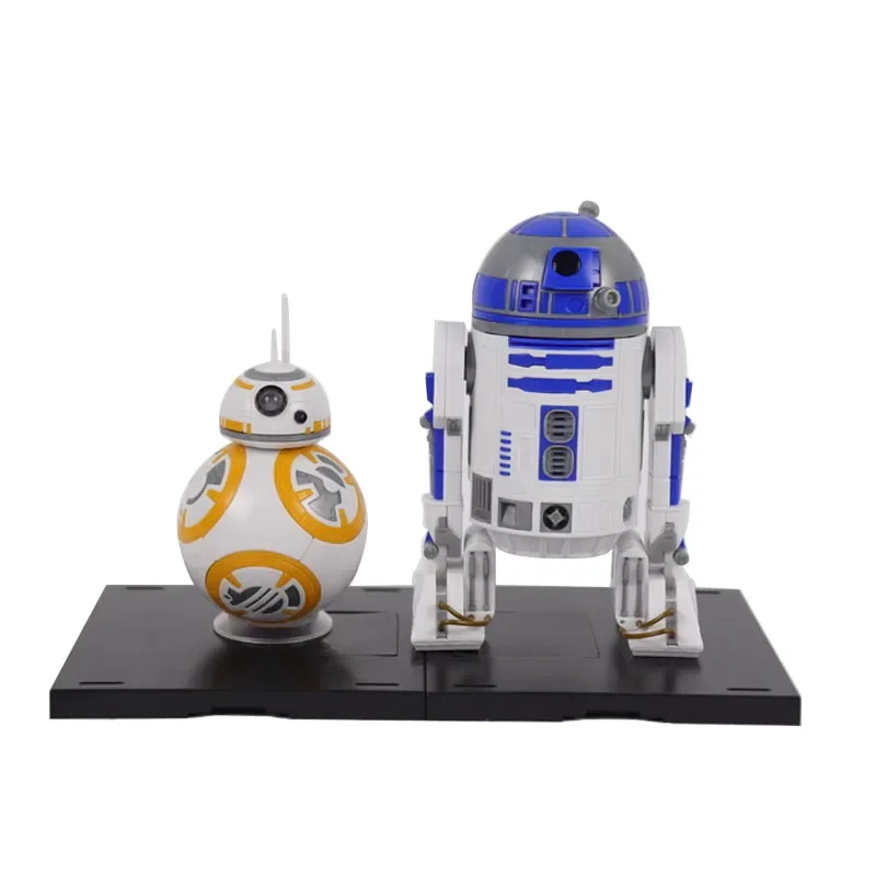 Star Wars Figures R2-D2 BB8 Robot DIY Assembled Model Collectible Toys Cartoon Action Fgiure Kids Toys Birthday Gift
