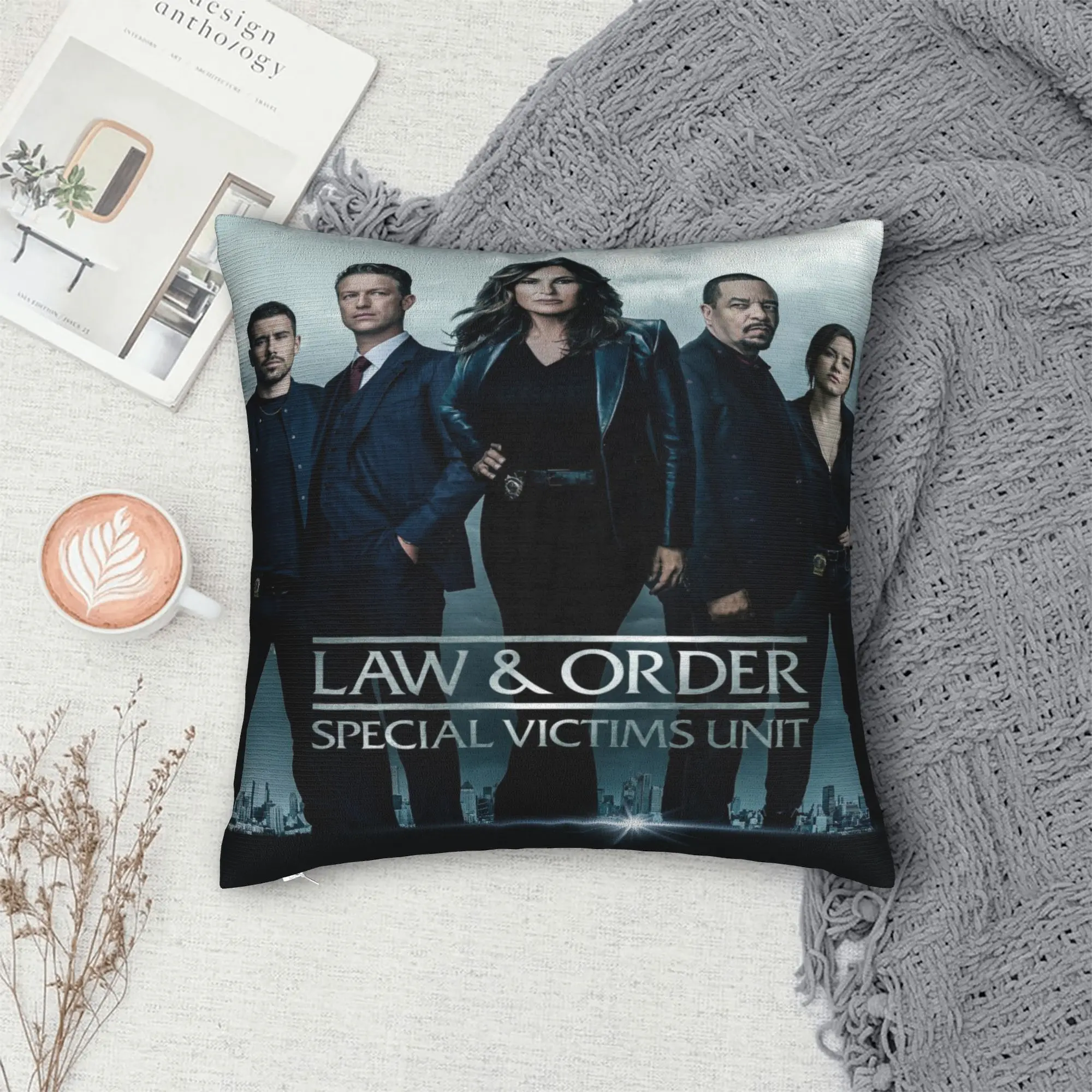 Warm Home Law Order SVU Decor Pillowcase Stuff  Pillow Covers Square Multiple Sizes