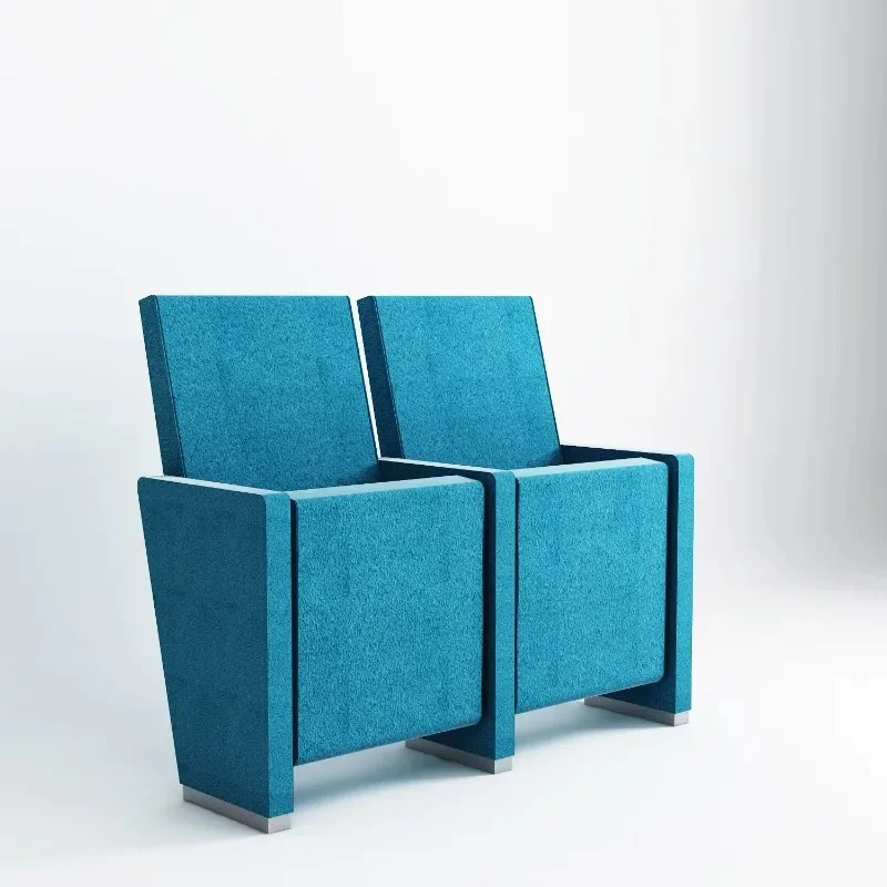 Folding Fabric Hall Chapel Theater School Lecture Hall Cinema Auditorium Chair with Desk
