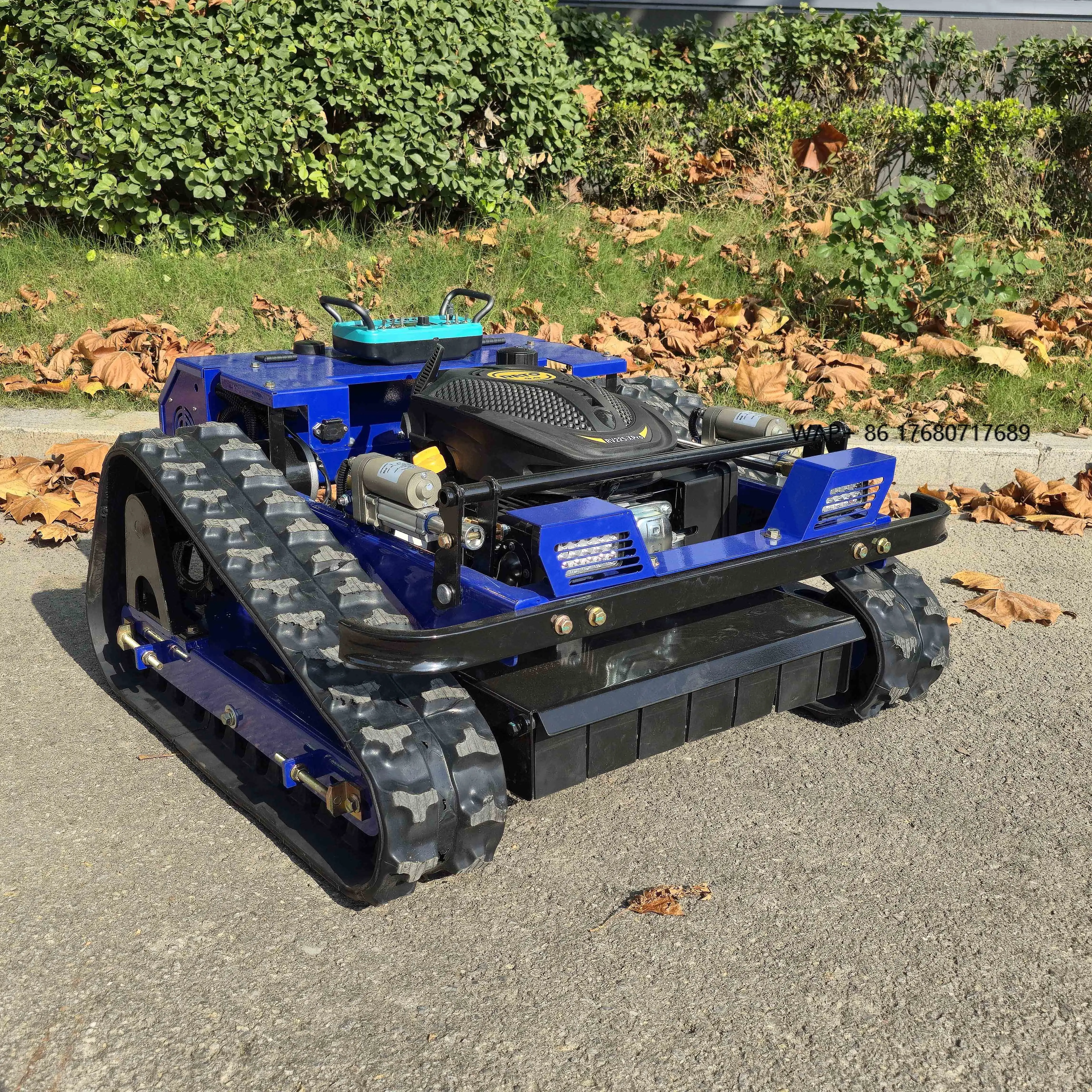 

9hp Agricultural Mini Tank-style Off-Road Grass Cutter Farm Cheap All-Terrain Lawn Mower