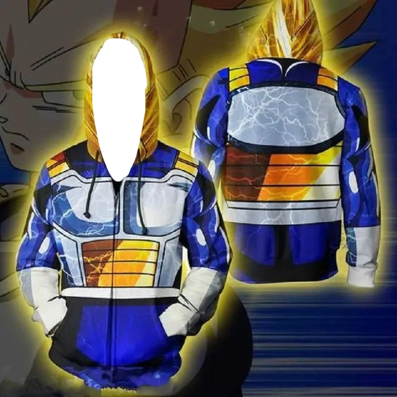 

Dragon Ball Z Goku Аниме Толстовка с 3D принтом, пуловер унисекс, толстовка на молнии, карнавальный костюм для подростков, крутая уличная одежда с графикой