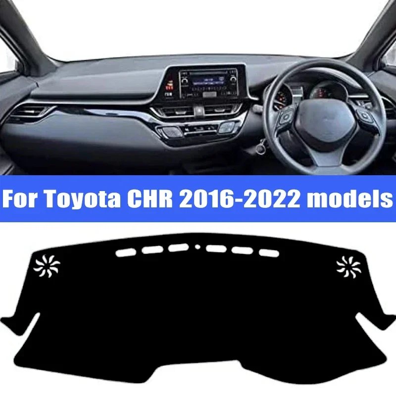

For Toyota CHR 2016-2022 Models Car Dashboard Cover Sun Shade Mats Avoid Light Pads Instrument Panel Protective Car Accessories