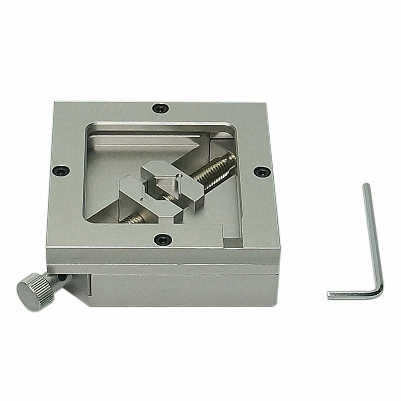 90MM Silver BGA Reballing Station Stencils Template Holder Foxture Jig for PCB Chip Soldering Rework Repair  Reballing Kits