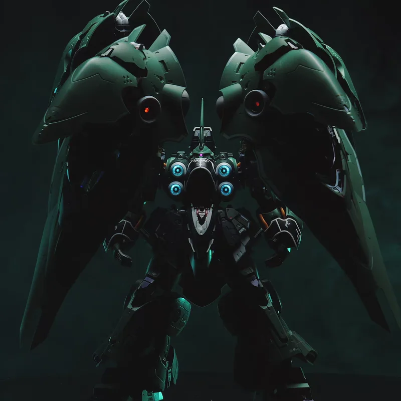 Disponibile MODELLO ASSI FUNZIONA OSIRIS DOMINATORE AERIALE 1/100 Assemblaggio Modello di Movabilità Giocattoli Mecha NZ-666 Kshatriya KIT DI LUMINAZIONE A LED