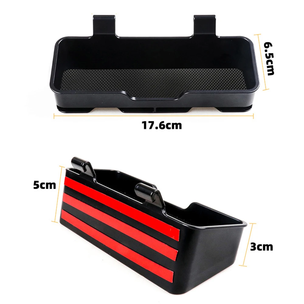 Car Sun Visor Storage Box Sunglasses Case Holder Organizer Tray for Ford Bronco 2021-2026 Stowing Tidying Interior Accessories