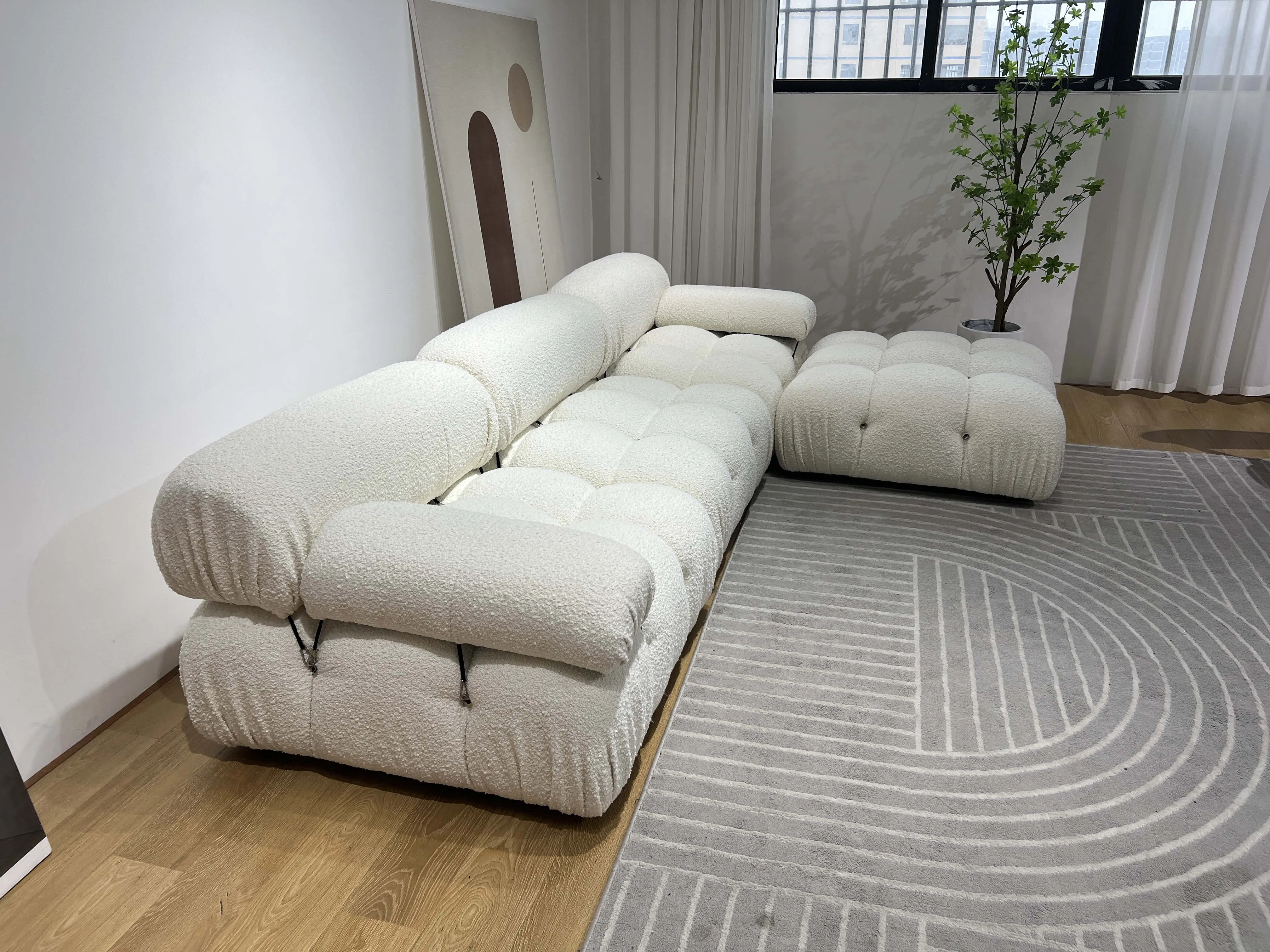 Modern Living Room Sofa Salas Furniture Set Moderne Settee Home Designs Sofa L Shaped Modular Sectional Mario Bellini Sofa