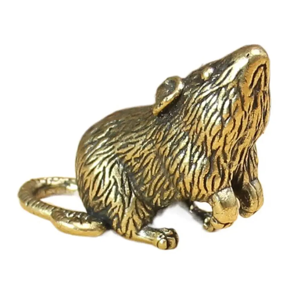 High Quality Pure Copper Car Ornaments Copper Statue Home Office Decoration Bull Ornament Sculpture Copper Miniatures Figurines
