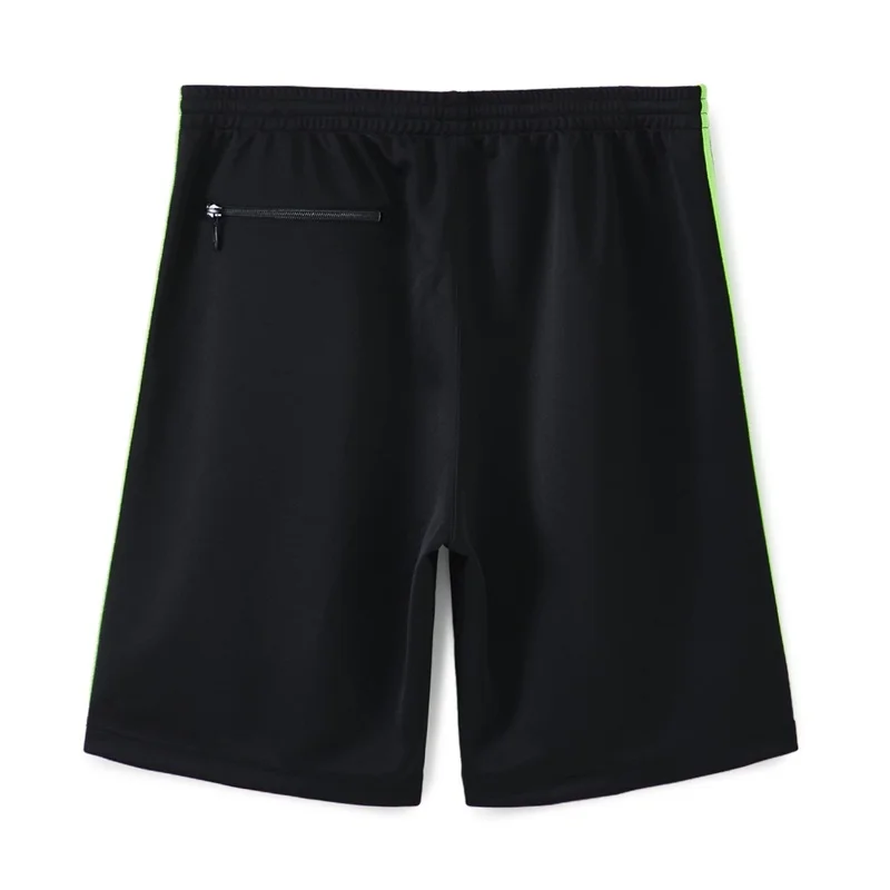 Black Drawstring Striped Nee1dles Shorts 1:1 Best Quality Men's and Women's Summer Solid Color Casual Shorts