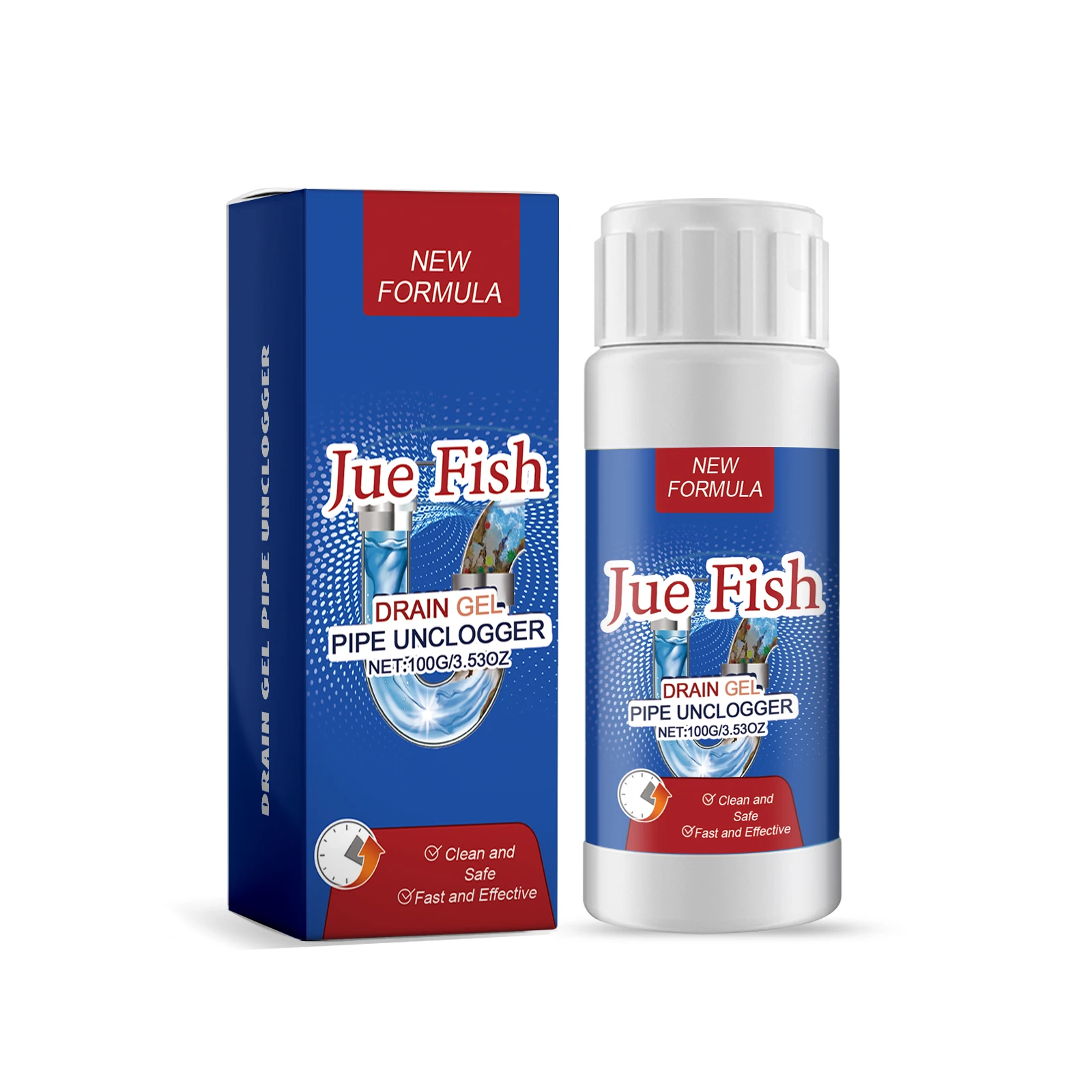 Drain Cleaner Powder Kitchen Pipe Dredge Deodorant Toilet Sewer Clogging Remover Powder Closestool Bathroom Dredging Agent Sink view 2