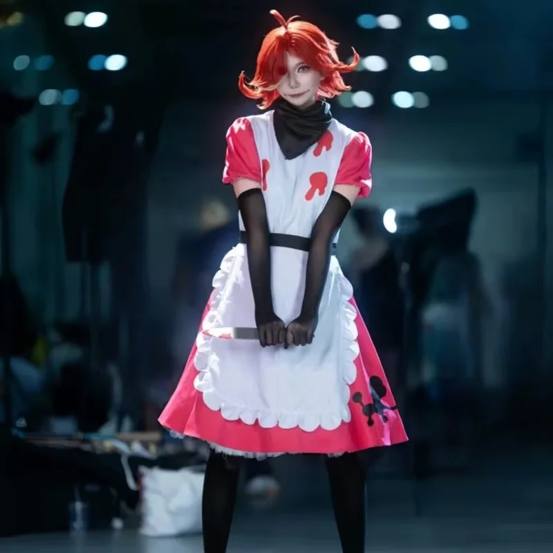 

Full Set Niffty Anime Niff Cosplay Costume Suit Cute Devil Roleplay Dress Halloween Carnival Party Women Men Maid Hotel Suit