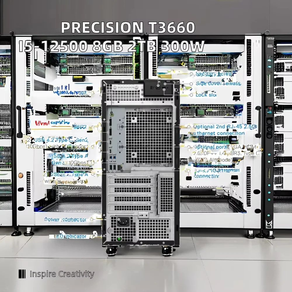 

Hot Sale Precision T3660 Workstation Desktop Computer Tower I5-12500/8G/2T 300W Server Workstation with New Business Use factor