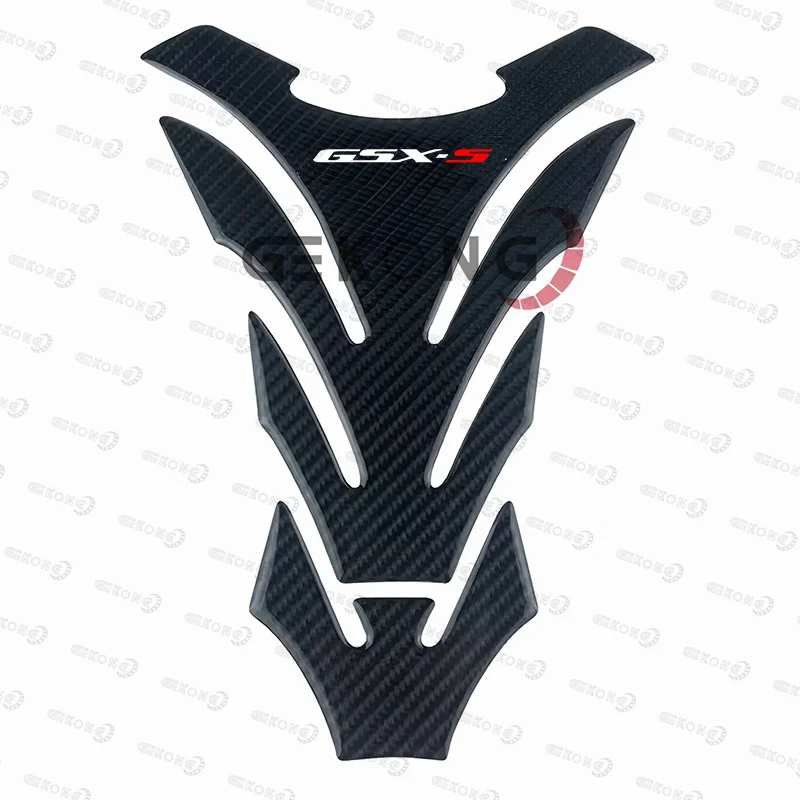 For GSXS 750 950 1000 GT 1000GT GSX-S GSXS750 GSXS950 GSXS1000 Carbon Fiber 3D Oil Fuel Gas Tank Pad Decal Protector Sticker image 5