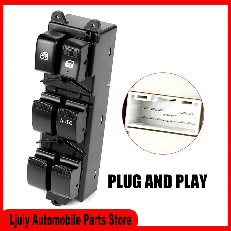 

Black Electric Power Master Window Switch for Isuzu D-Max Dmax MU-X 2012-ON 4 Door UK 8981922511 Auto Automotive Accessory