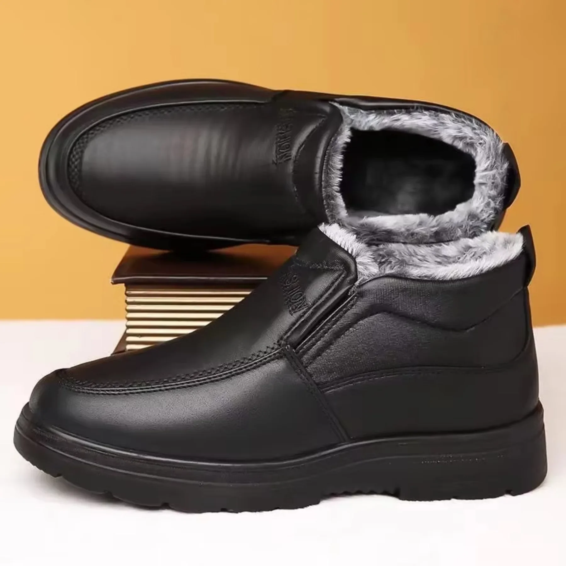 Botas Nuevas para Hombre, Botas de Nieve para Exteriores, Botas de Invierno para Hombre, Botas de Senderismo, Botas de Tobillo, Zapatos Impermeables para Trabajo