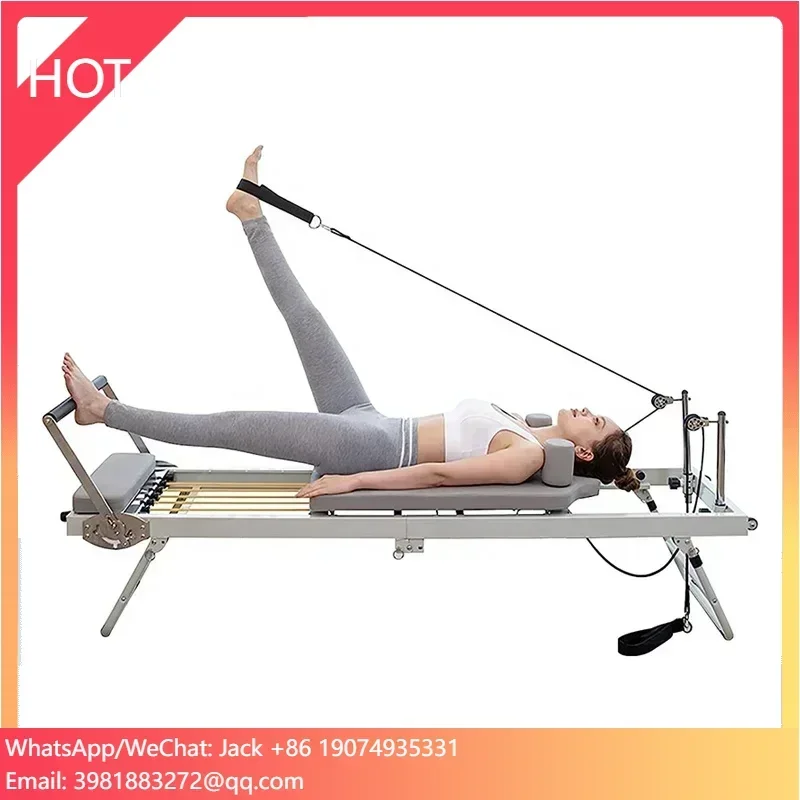 

BunnyHi PLT004 Home Gym Yoga Workout Foldable Pilates Machine Equipment Pilates Reformer Machine for Strength Training