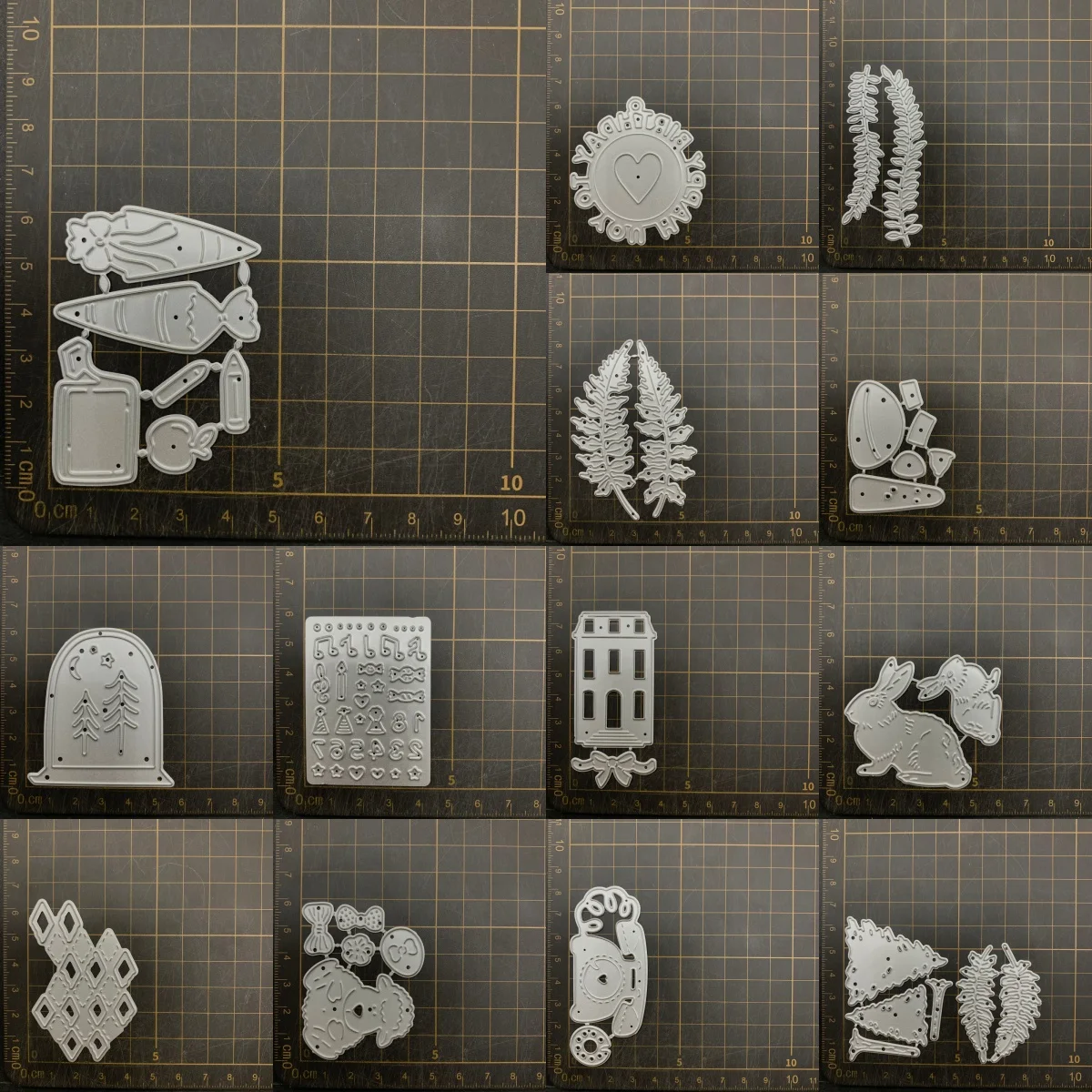 

13 kind Leaves Bunny House Metal Cutting Dies Stencils For DIY Scrapbooking Decorative Embossing Handcraft Die CutsTemplate