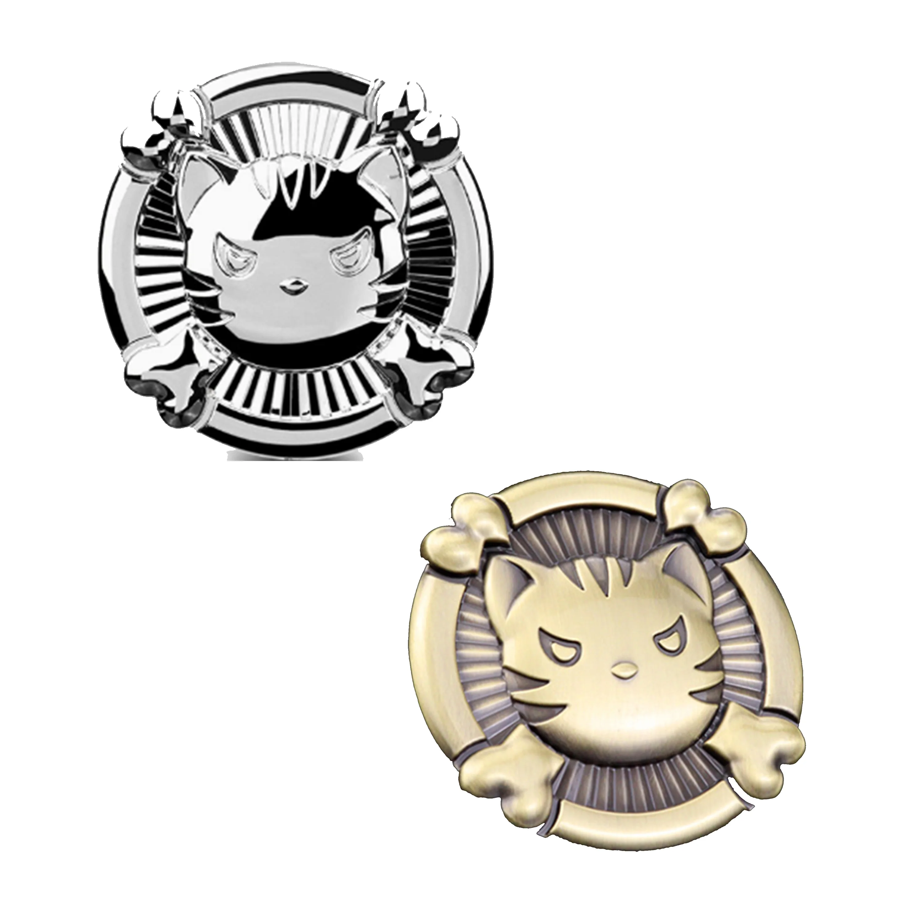 

1pcs Cat Skeleton car Metal emblem, suitable for cars, trucks, SUVs, as a decorative emblem on the side or rear of the car