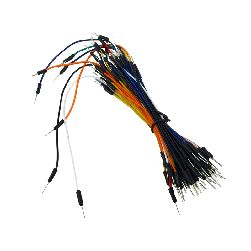 65pcs/lot Jumper Wire Cable Male to Male Jumper Wire for A rduino Breadboard 65 jump wires for Orange Pi Raspberry Pi