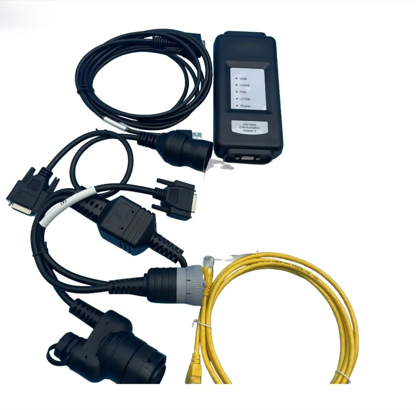 For Perkins 2021B Software 27610402 27610401 Communication Adapter 3 EST Diagnostic Tool with Rugged Laptop Tester Truck Boat