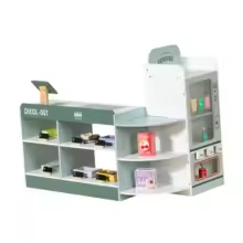 Pretend Play Store Toy Shop Accessories Wood Freestanding Gift Realistic Kids Play Store Market Stall Toy for Daycare Boys Girls - AliExpress