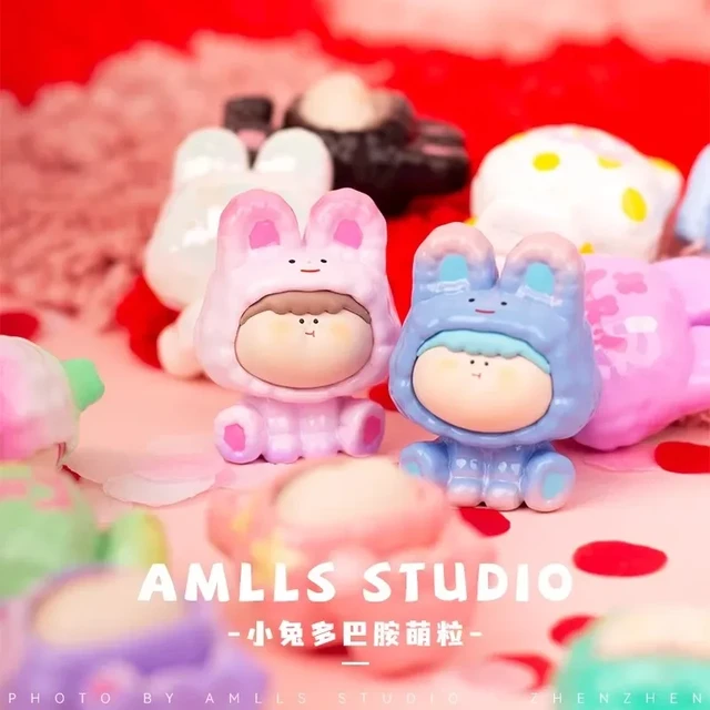 AMLLS Colorful Rabbit Series Blind Box Toys Mystery Box Surprise Bag Cute  Action Figure Dolls Kawaii Collection Girls Gift - AliExpress