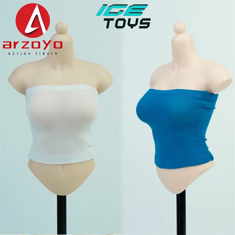 ICE TOYS IC1018 1/6 女性用チューブトップ ショート＆ロングサイズ バストラップトップ 服 モデルフィット 12インチ ソルジャーアクションフィギュア ボディドール