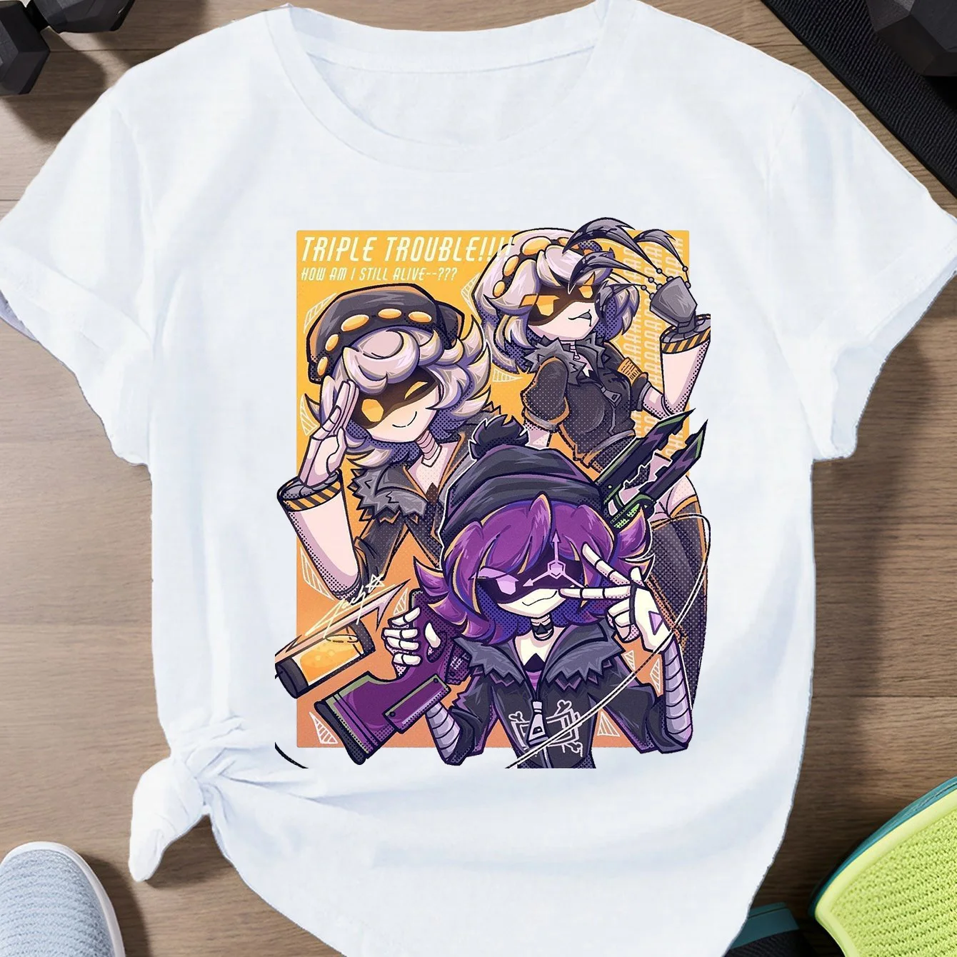 

Anime Murder Drones T Shirt Women CYN Humor Casual T Shirt Summer Top Funny Manga Unisex High Quality Short Sleeves Tees T-Shirt