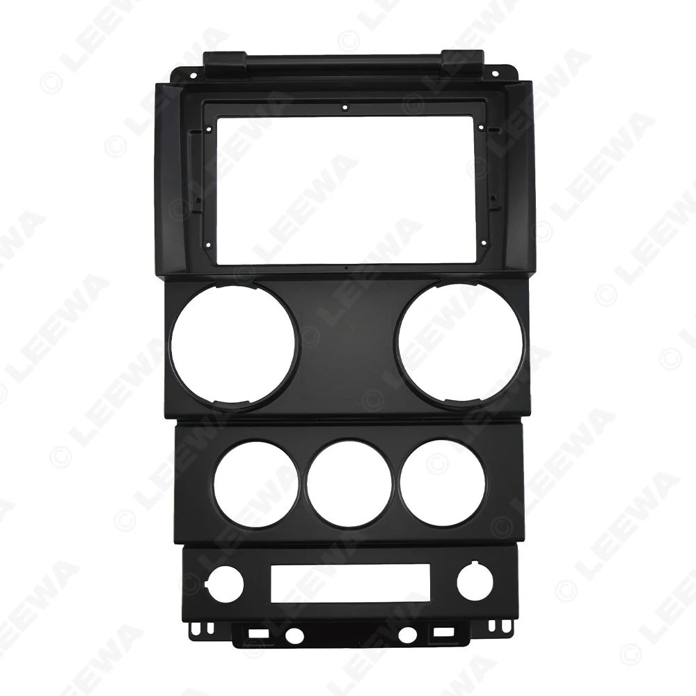 Leiwa adaptor Kit bingkai Panel mobil 9 ", untuk Jeep Wrangler Rubicon Amerika Utara (JK) 06-10