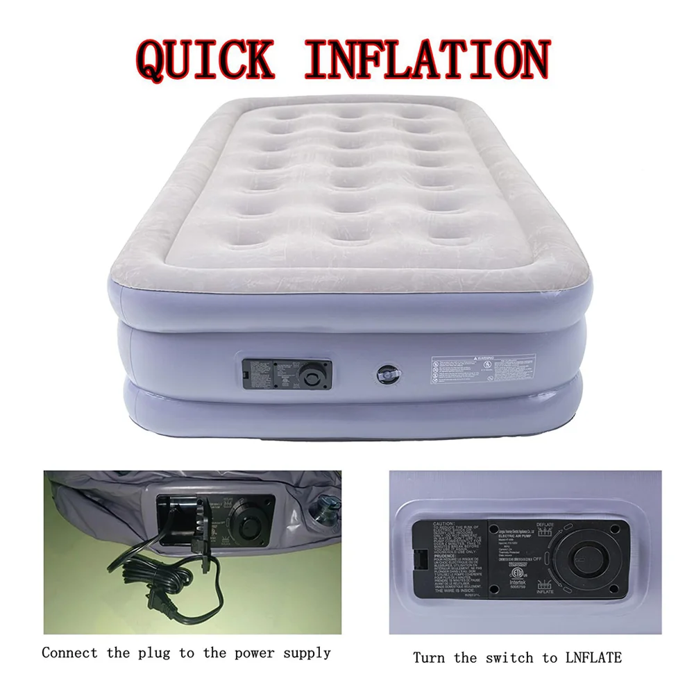 Portable Twin Air Mattress Bed 16