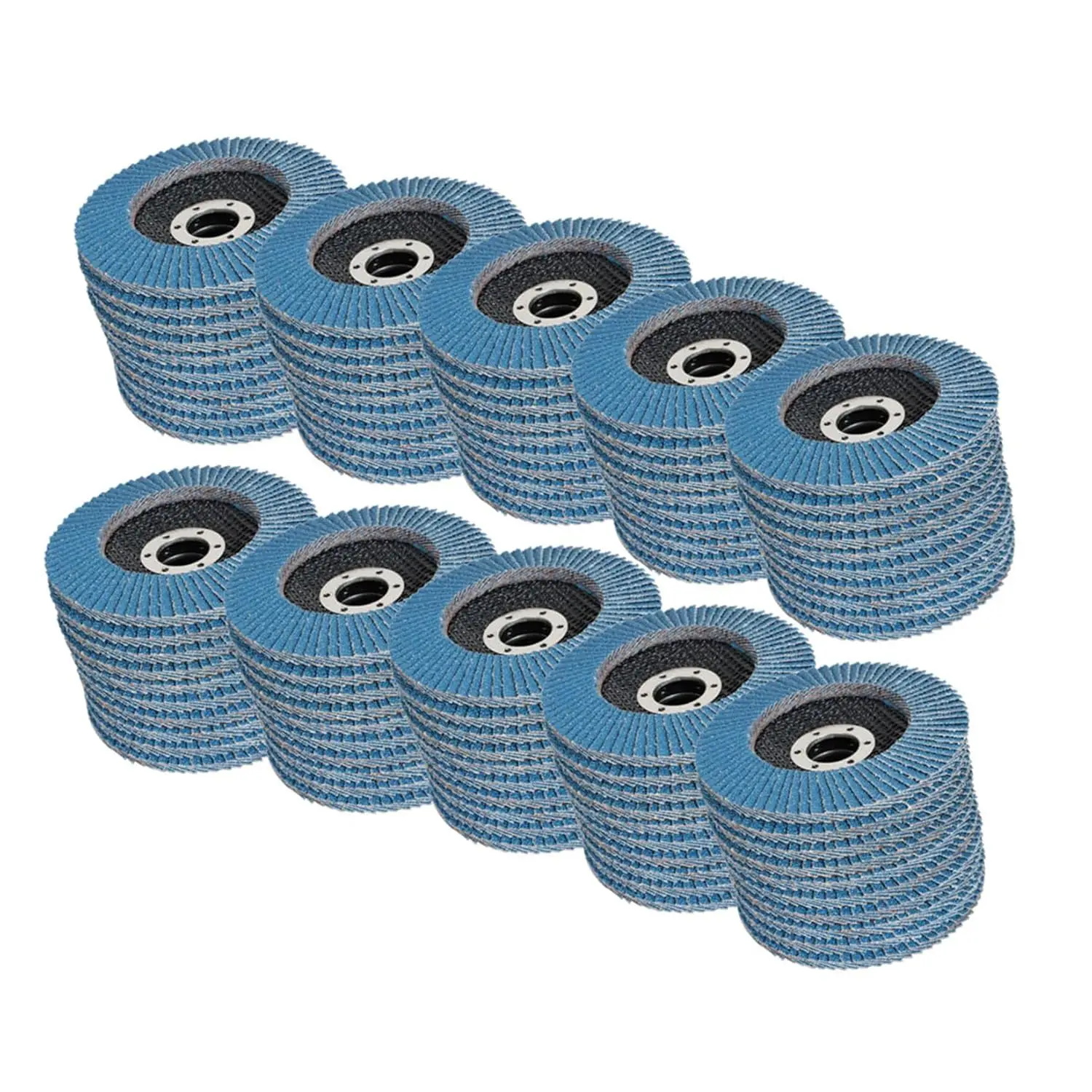 

100 Pack 4-1/2" X 7/8" 40 GRIT Premium Zirconia Type 29 Flap Disc Grinding Wheel for Angle Grinder, Sanding Discs