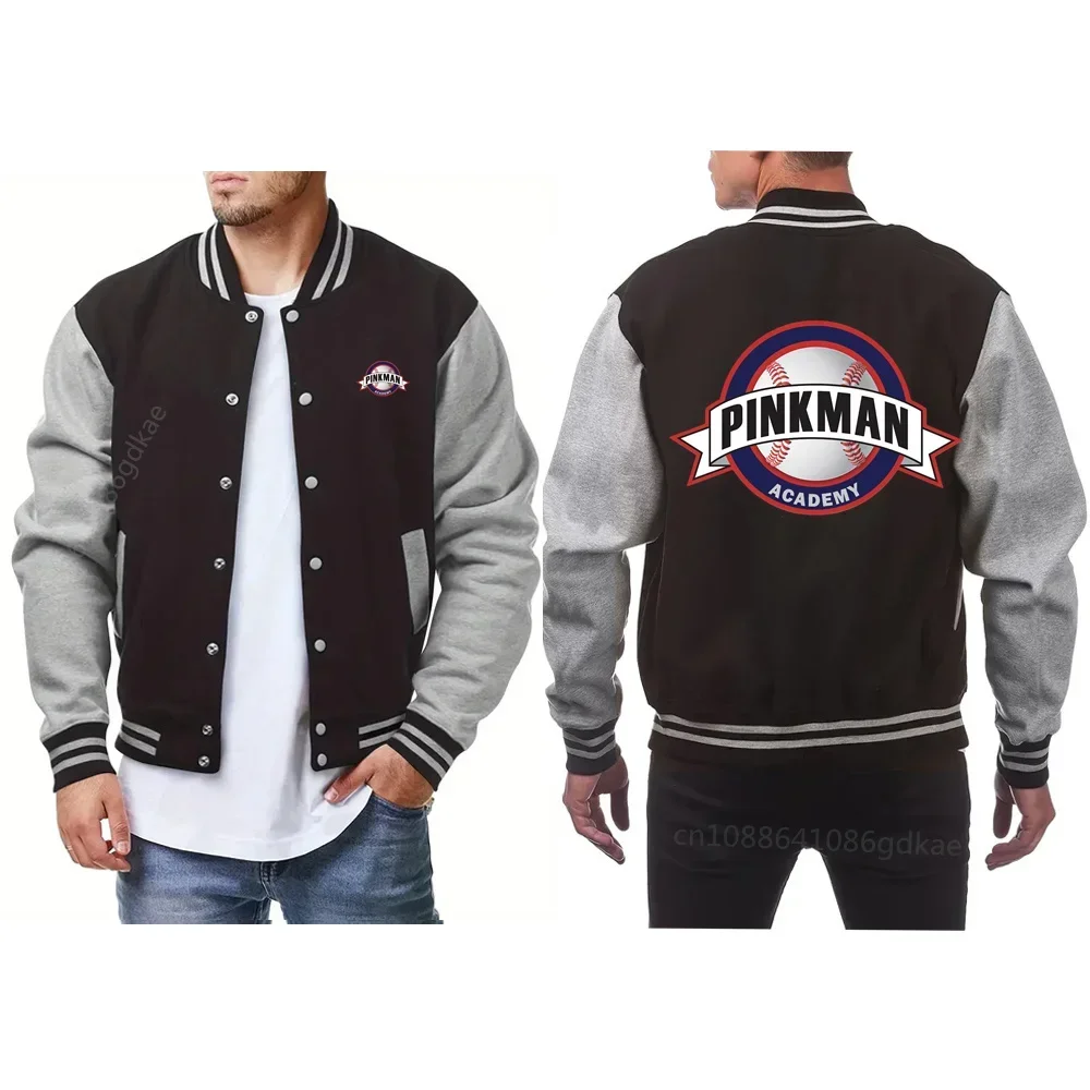 

Print Men Baseball Sports Active Windproof Jacket Men Simple Style Clothing for Autumn Winter Workout Training Bomber Jacket Men