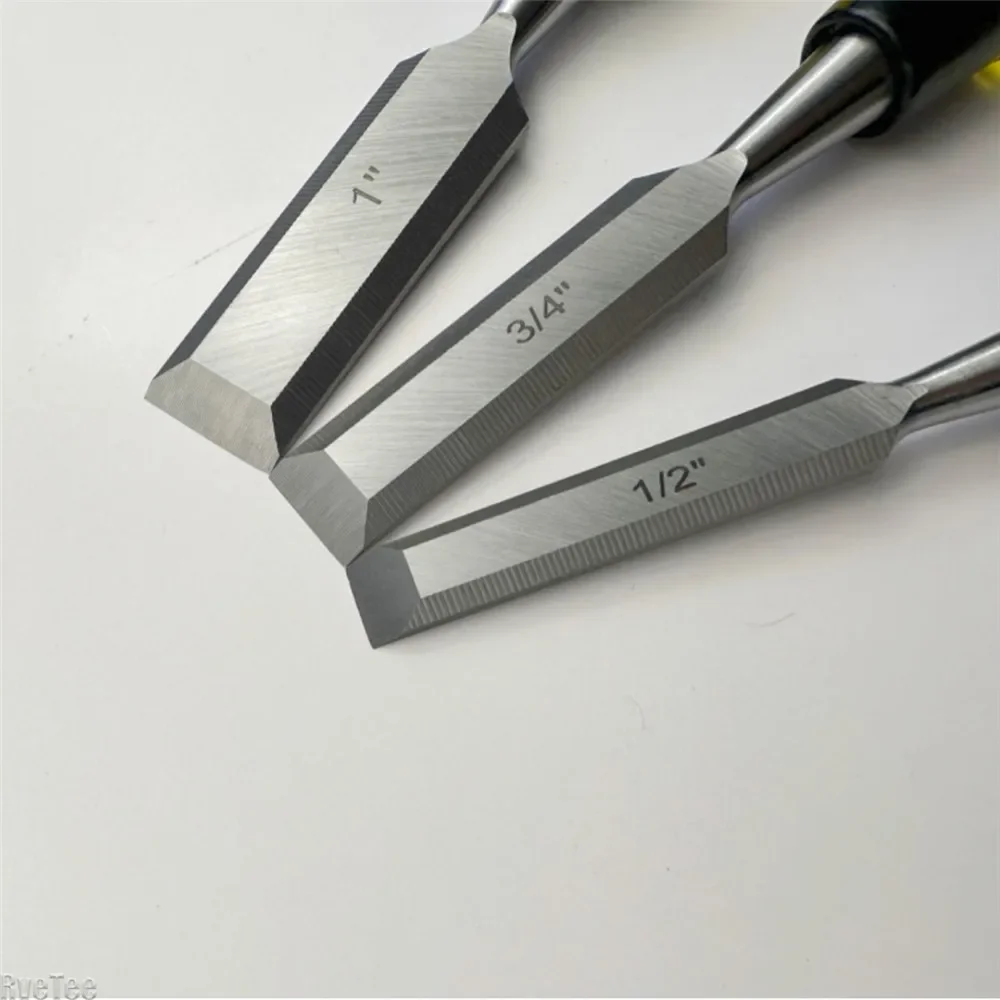 1 ''1/2'' 3/4'' أداة اليد الخشب إزميل مجموعة CR-V إزميل مع المطرقة نهاية المضادة للانزلاق مقبض أدوات النجارة إزميل النجارة